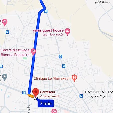 Ferienwohnung Bassatine Targa Marrakech A Proximite De Zinaya Hammam بساتين تاركة Marrakesch Exterior foto